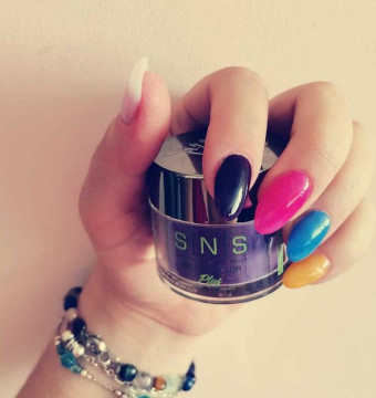 manichiura rezistenta cu SNS dipping powder - semipermanenta - gel UV